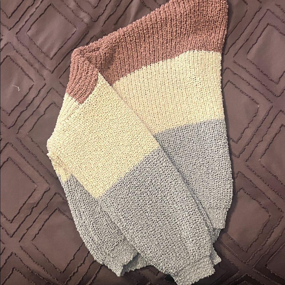Colorblock Knit Sweater
